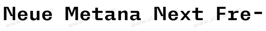 Neue Metana Next Fre字体转换